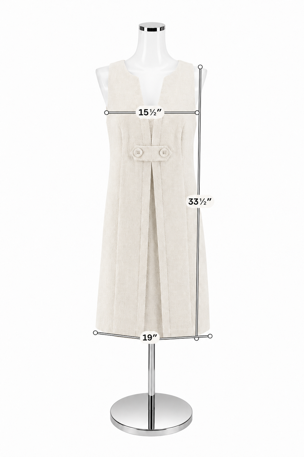 Trina Turk Aja Boucle Sleeveless Shift Dress White Size 8