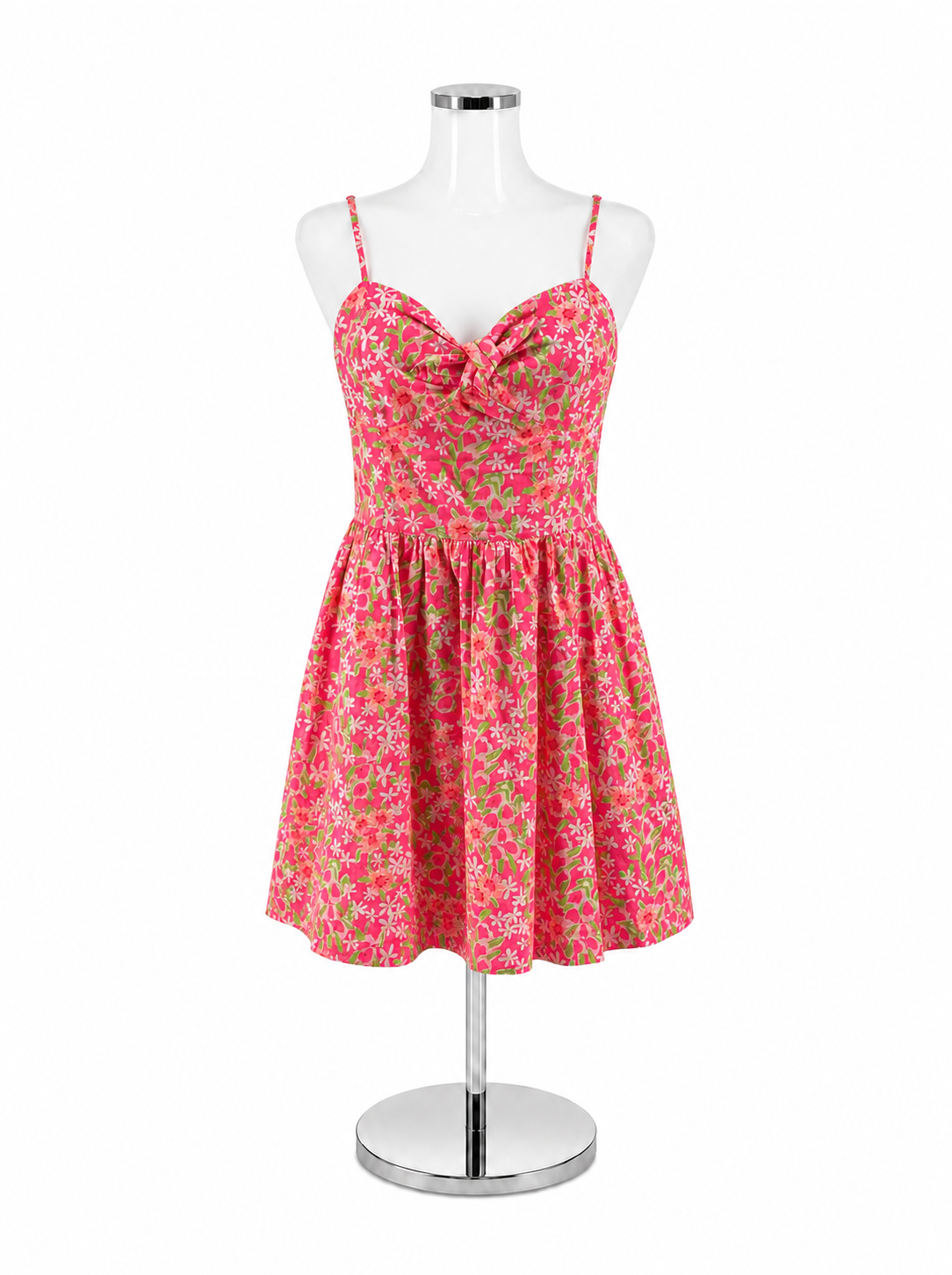 Lilly Pulitzer Janice Dress Hotty Pink First Impression Floral Size 12