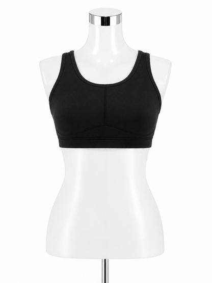 Athleta Glory 2.0 Racerback Cutout Sports Bra Black Size Small
