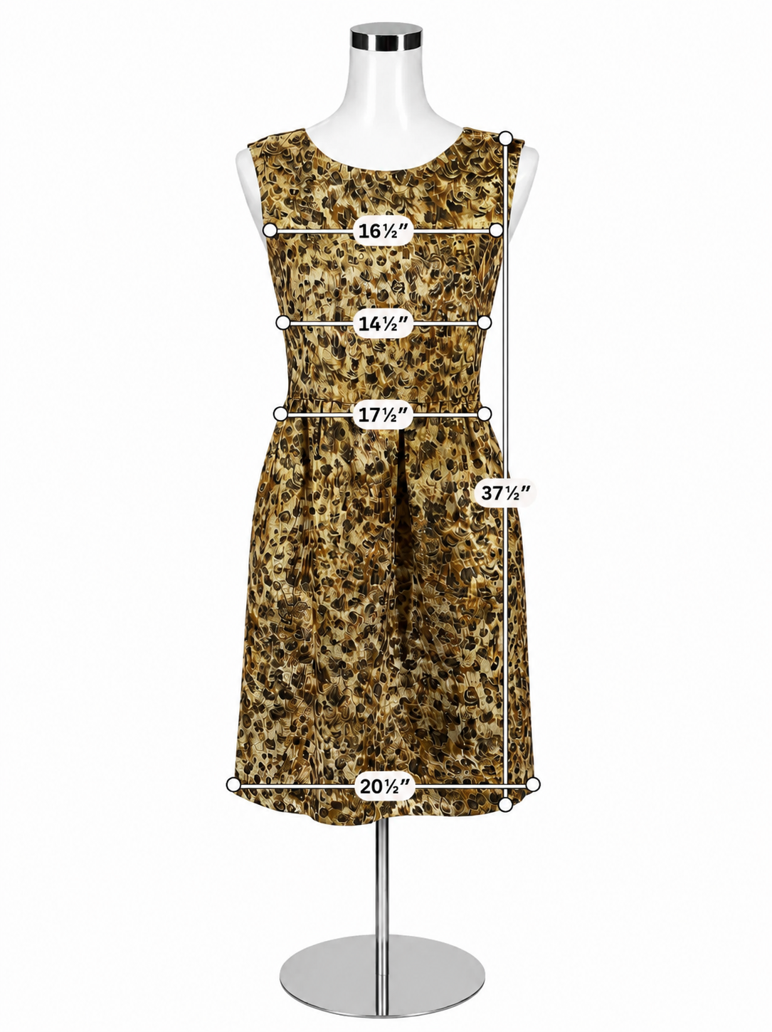 J. Crew Collection Metallic Leopard Jacquard Bow Back Dress Size 4