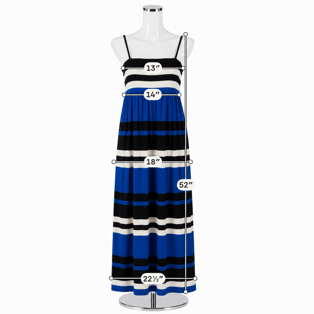 I·N·C International Concepts Colorblock Maxi Dress Size Medium