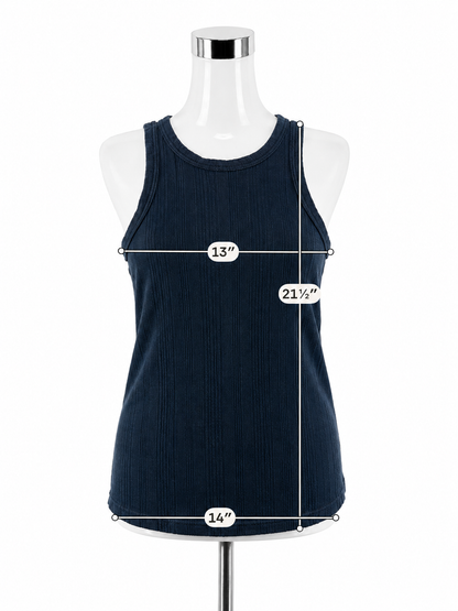 Pilcro Ribbed Racerback Tank Top Size Small