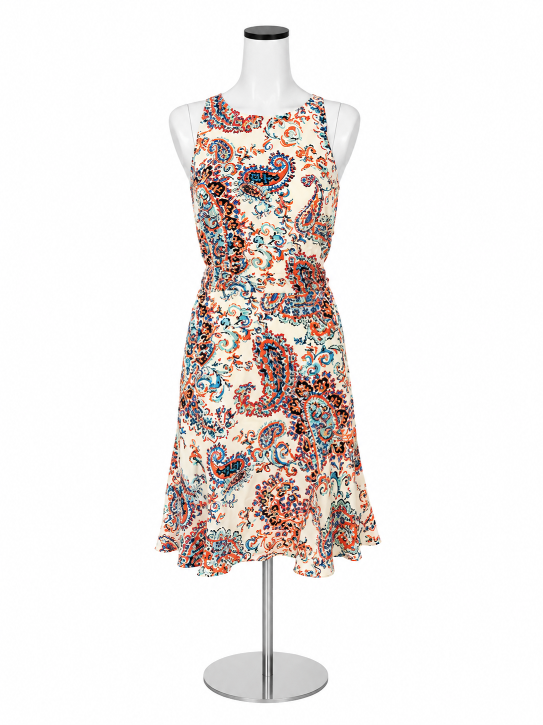 Shoshanna Penelope Paisley Print 100% Silk Dress Size 12