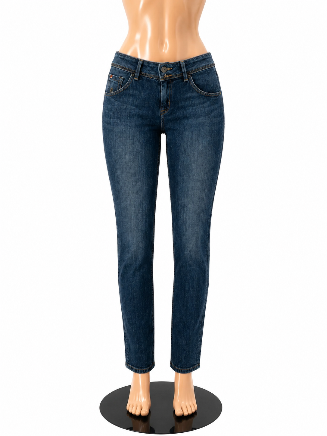 Hudson Size 8 Blue Denim Solid Pre-Owned Ladies Jeans