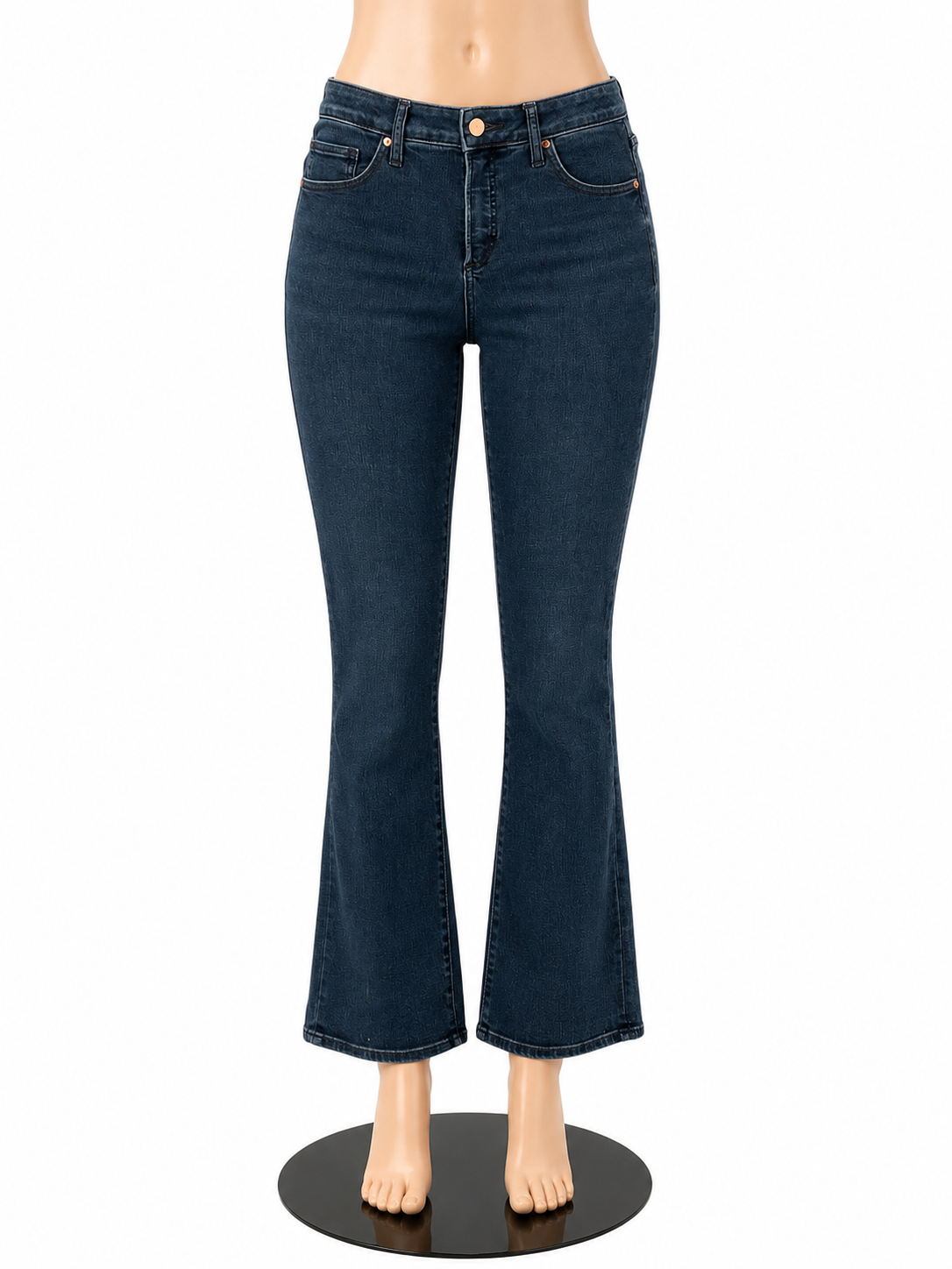 Express Size 10 Blue Solid Pre-Owned Ladies Jeans