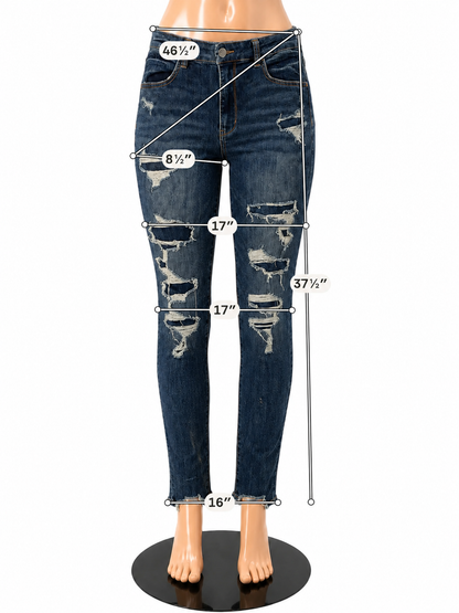 American Eagle AE Ne(x)t Level Stretch Distressed Jegging Jeans Size 12