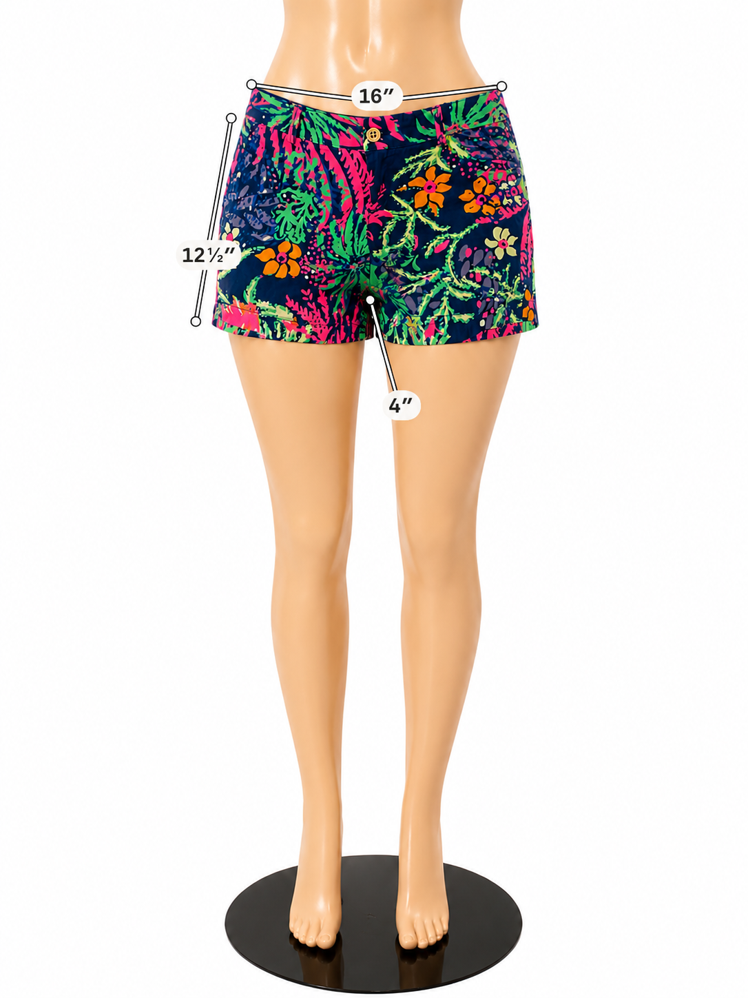 Lilly Pulitzer Riviera Shorts Size 10 Turtley Awesome Print