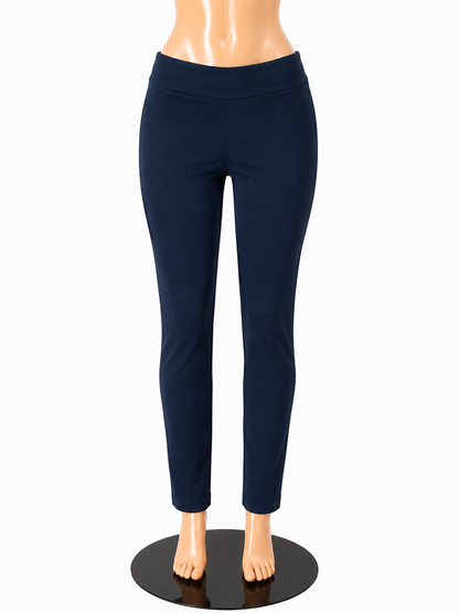 Tommy Hilfiger Black Ponte Knit Leggings Size 4 | Stretch Pull-On Pants