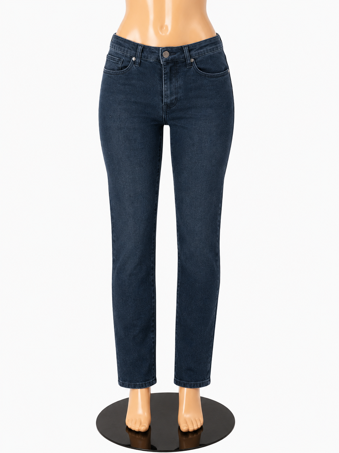 Oliver Logan Slim Straight Sustainable Jeans Womens Size 27 Washed Black
