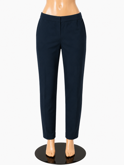 Nine West Black Slim Straight Pull-On Ankle Pants Size 6