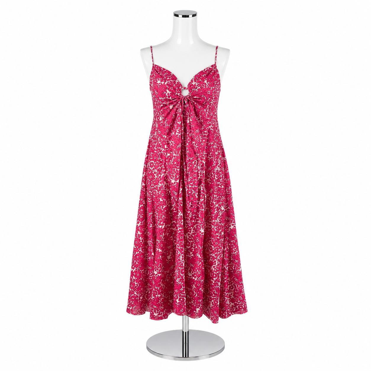 J.Crew Floral Tie-Front Smocked Cotton Maxi Sundress Size XS