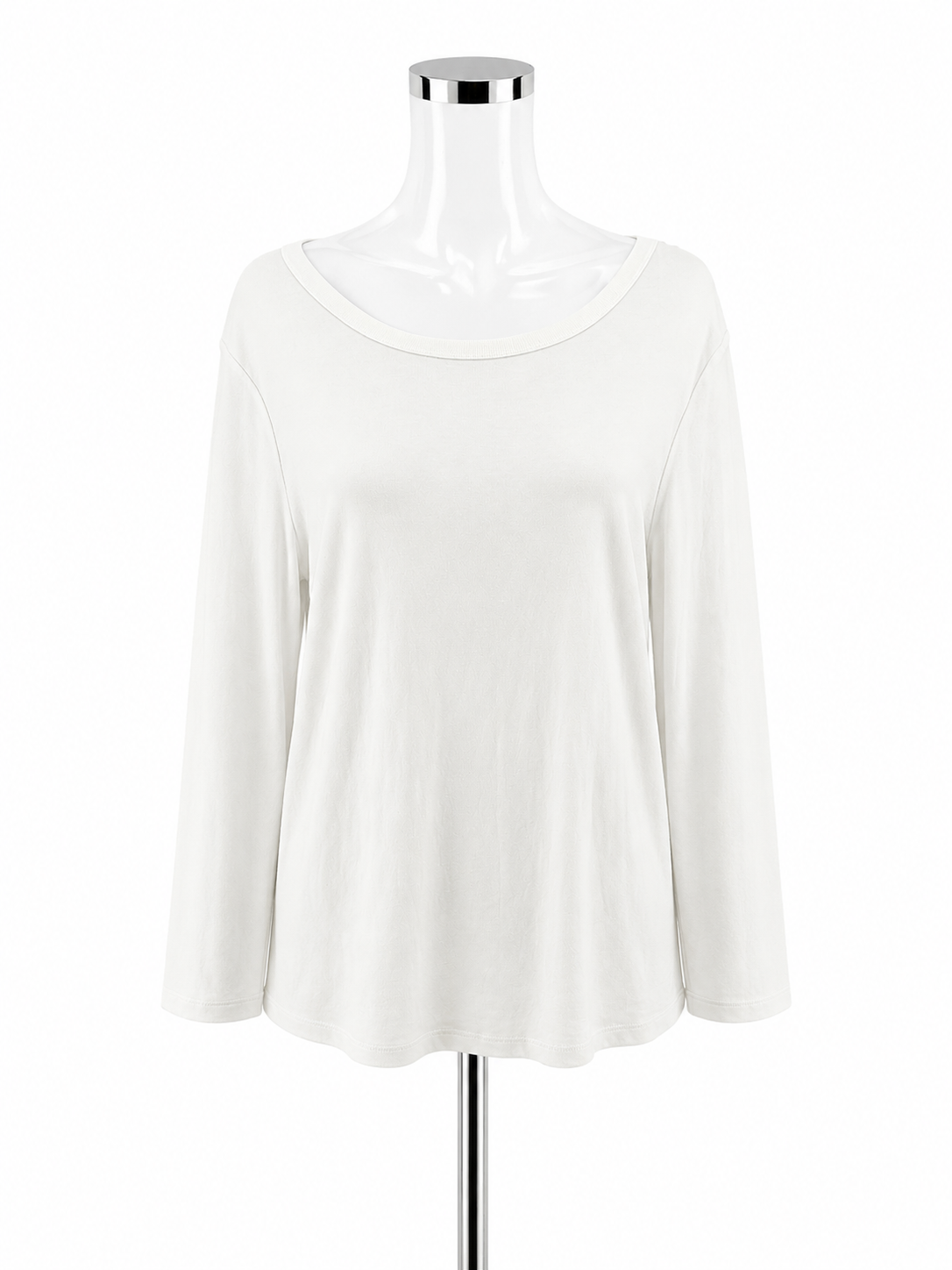 Gap Favorite Tee Long Sleeve T-Shirt XL White NWT Cotton Modal Blend