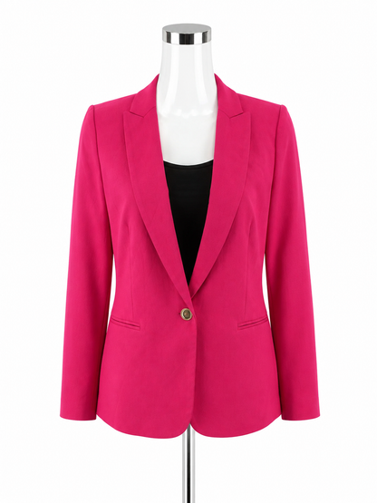 J.Crew Parke Linen-Cotton Blazer Fuchsia Pink NWT Size 4