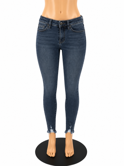 KanCan Gray Mid Rise Skinny Jeans Womens Size 3 / 25