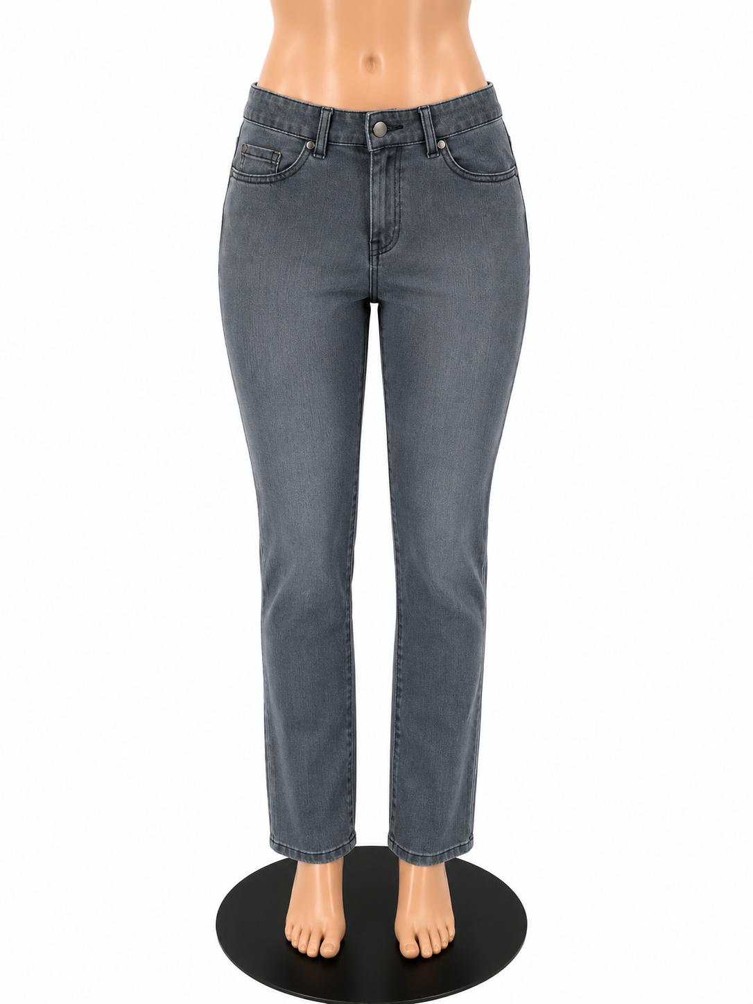 J.McLaughlin Gray 5-Pocket Stretch Skinny Jeans Size 2
