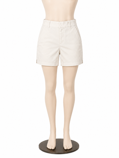 Ann Taylor LOFT ecru Shorts The Riviera Short 8" Inseam Ecru Chino Shorts Size 0 NWT - Size 0