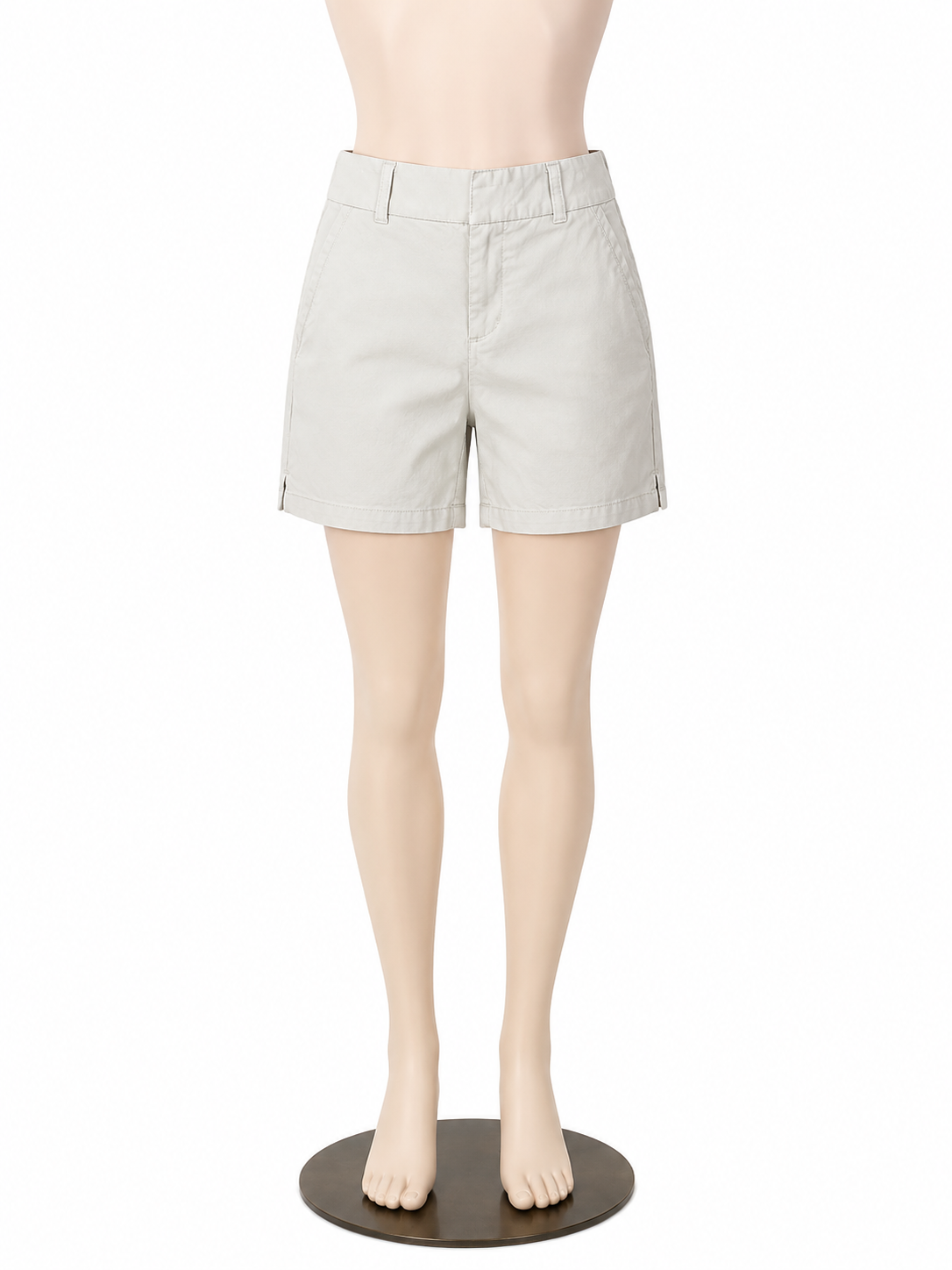 Ann Taylor LOFT Ecru Tailored Chino Shorts Size 0
