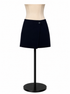 LOFT Navy Skirt Asymmetrical Faux Wrap Mini Skirt Navy Blue Size 8 NWT - Size 8