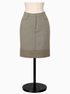 Harvé Benard Tan Skirt Tan Linen Blend Knee Length Career Skirt Size 10 - Size 10