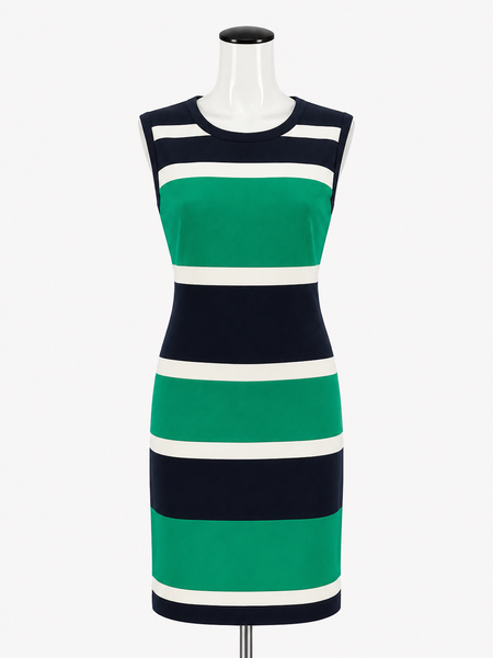 Tommy Hilfiger Size 16 Navy/Green/White Stripe Pre-Owned Ladies Dress –  Margaret's Fine Consignment