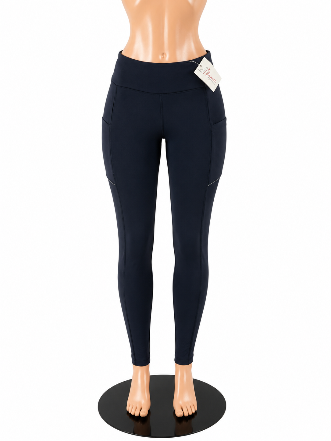 Lululemon Navy Blue High-Rise Leggings with Pockets Size 6