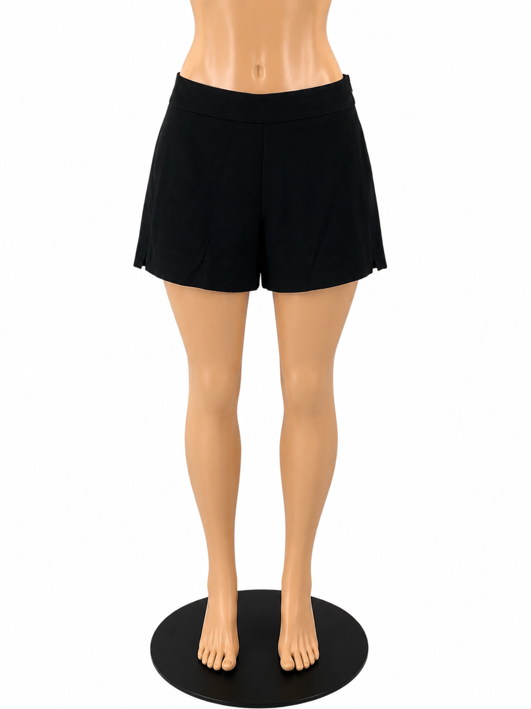 Gap High-Waisted Side-Zip Skort Shorts Black Size 2