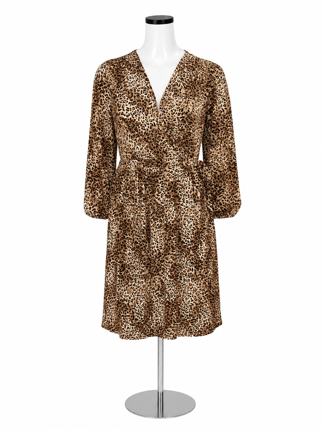 Lane Bryant Size 18/20 Tan/black Animal Pre-Owned Ladies New With Tags Dress