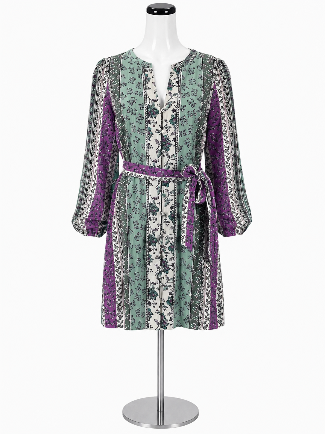 LOFT Floral Paisley Patchwork Tunic Dress NWT Size 6