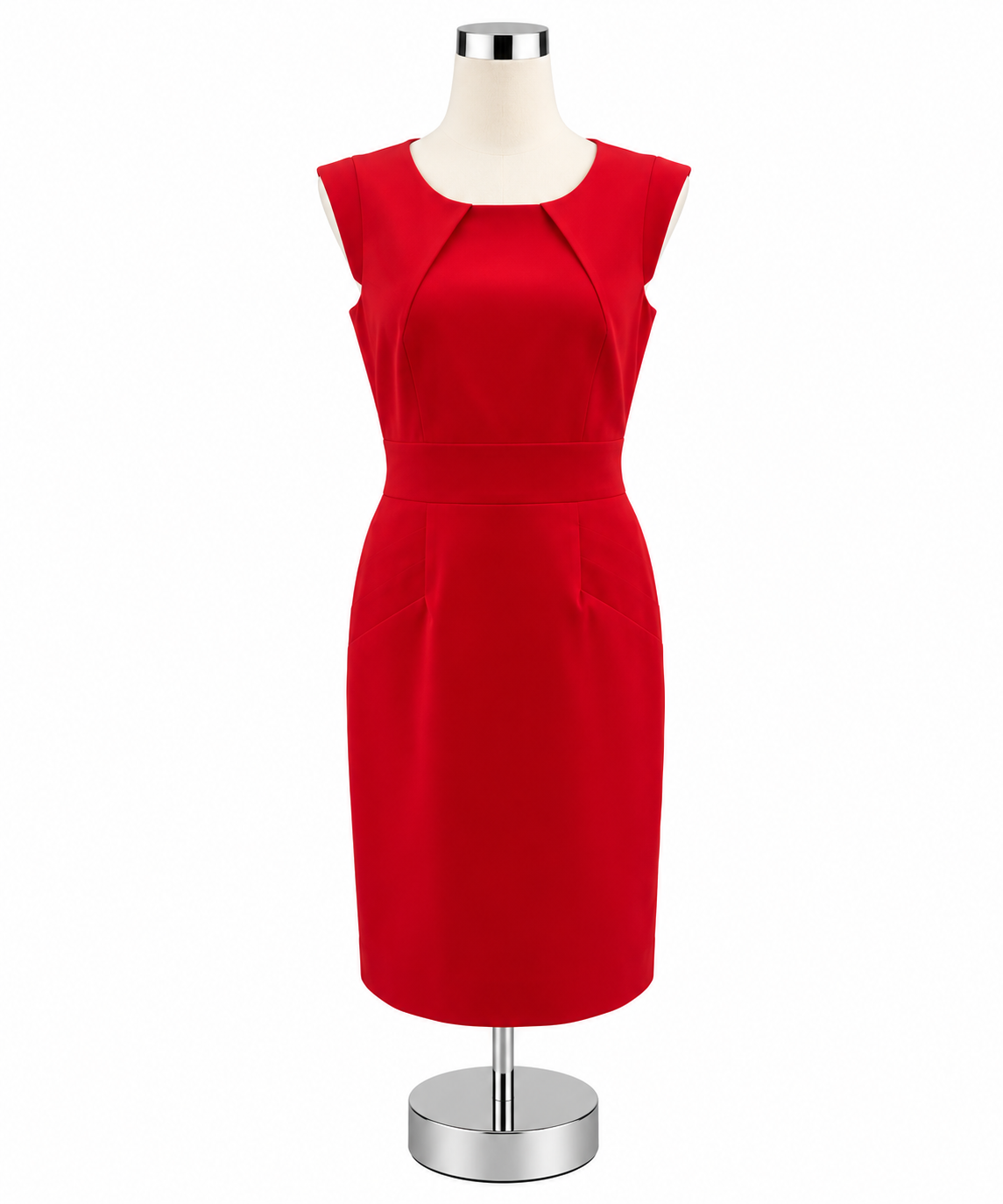 Gianni Bini Red Lace Back Sheath Dress Size 10 - ONLINE ONLY