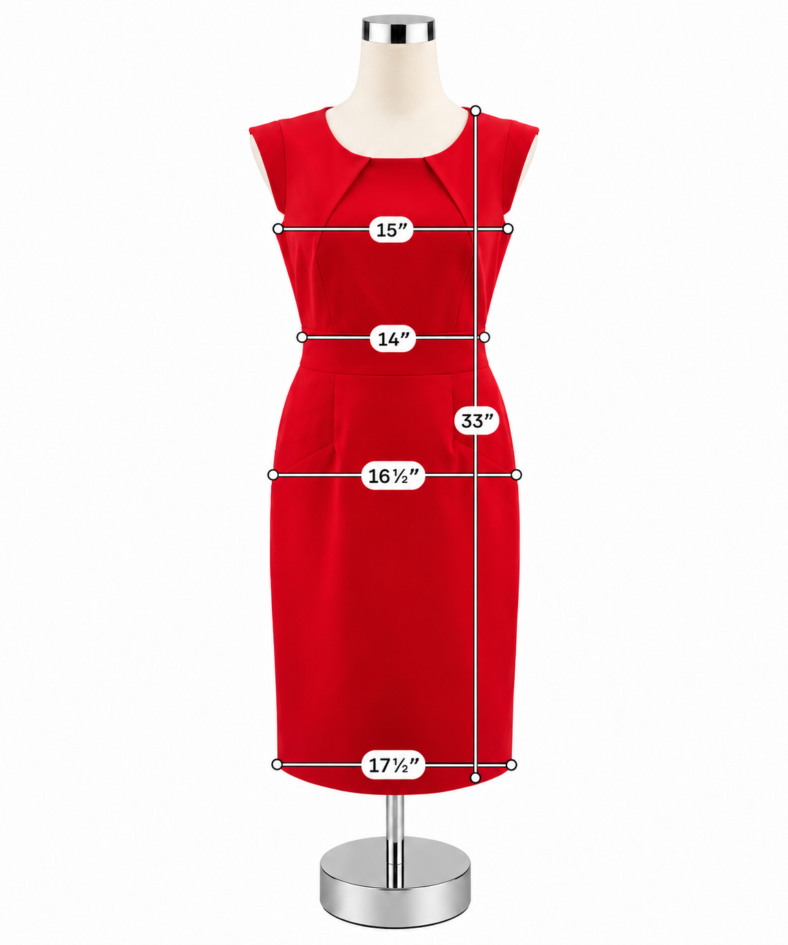 Gianni Bini Red Lace Back Sheath Dress Size 10 - ONLINE ONLY