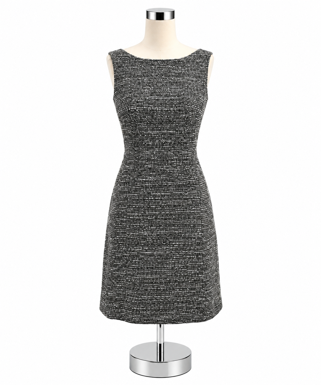 The Limited Black &amp; White Tweed Sleeveless A-Line Dress | Size 0 - ONLINE ONLY