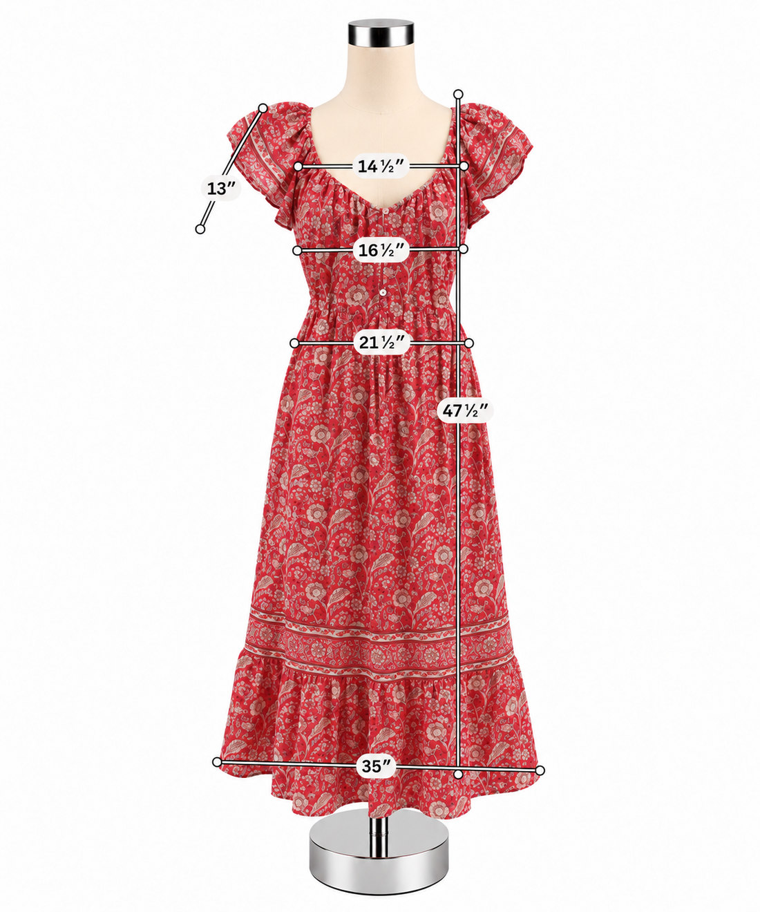 Velvet by Graham &amp; Spencer Floral Paisley Boho Maxi Dress Large - ONLINE ONLY