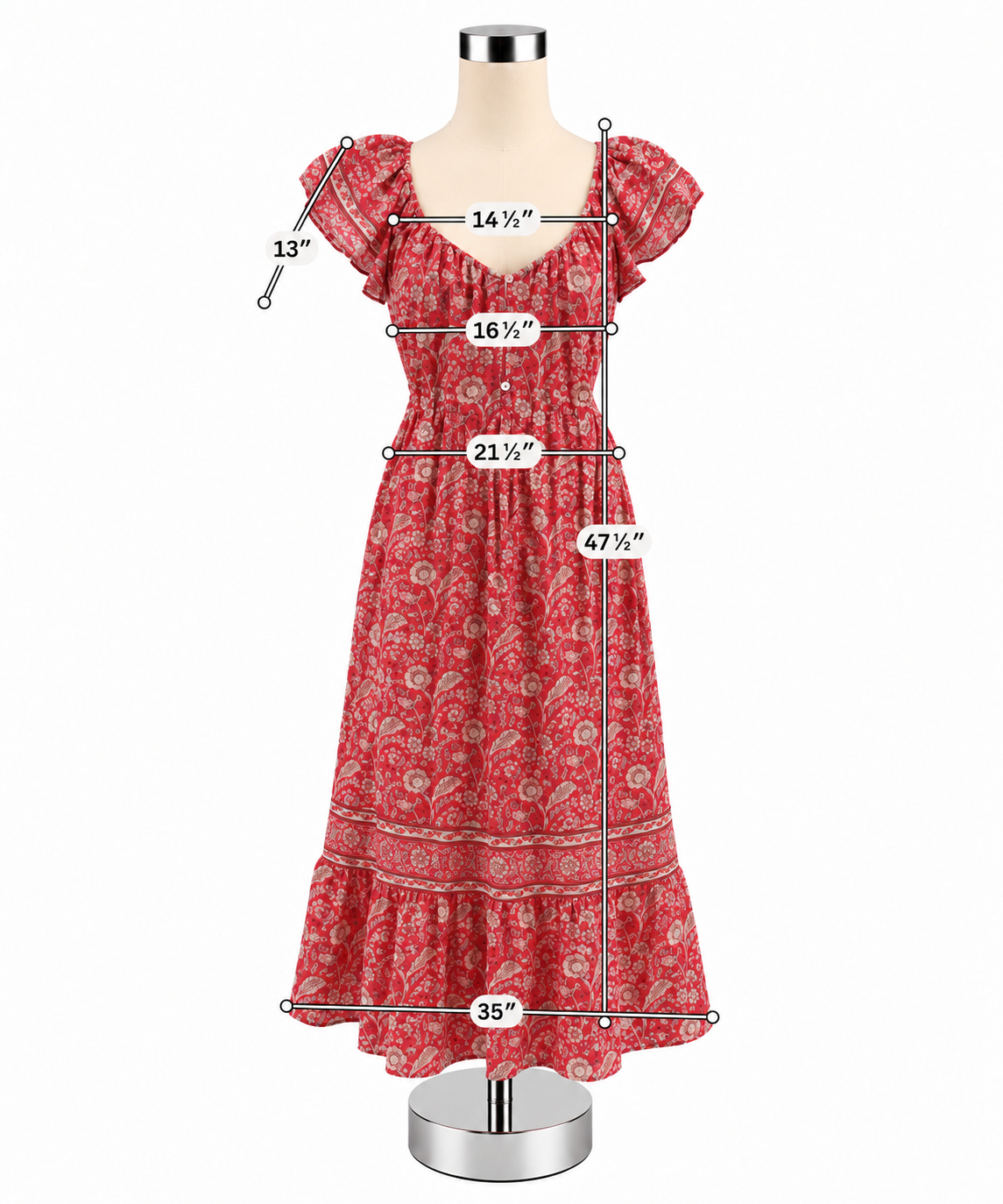 Velvet by Graham &amp; Spencer Floral Paisley Boho Maxi Dress Large - ONLINE ONLY