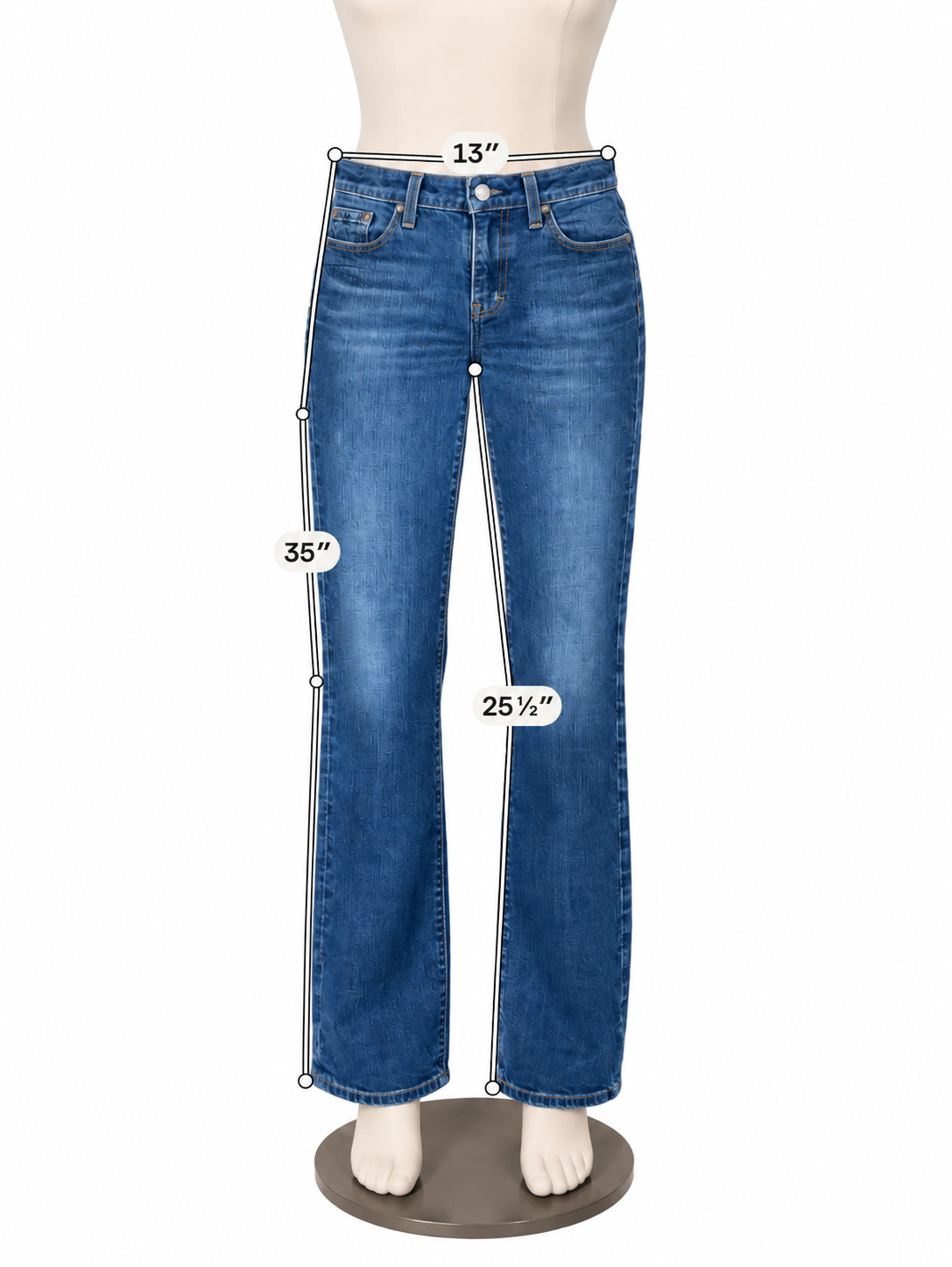 J.Crew Crewcuts Bootcut Jeans Blue Wash Size 7/8- ONLINE ONLY
