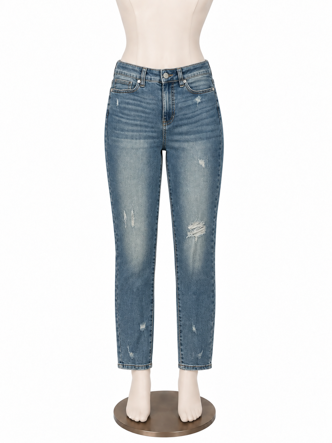 Kendall + Kylie High Rise Distressed Skinny Jeans Size 7/28 - ONLINE ONLY