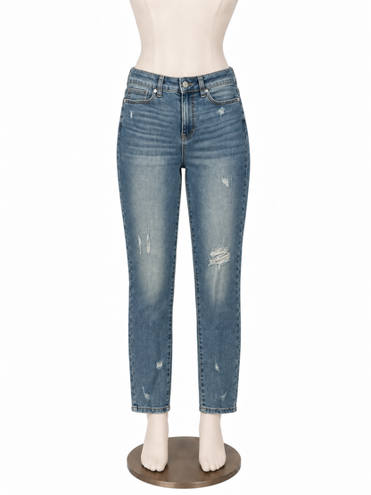 Kendall + Kylie High Rise Distressed Skinny Jeans Size 7/28 - ONLINE ONLY