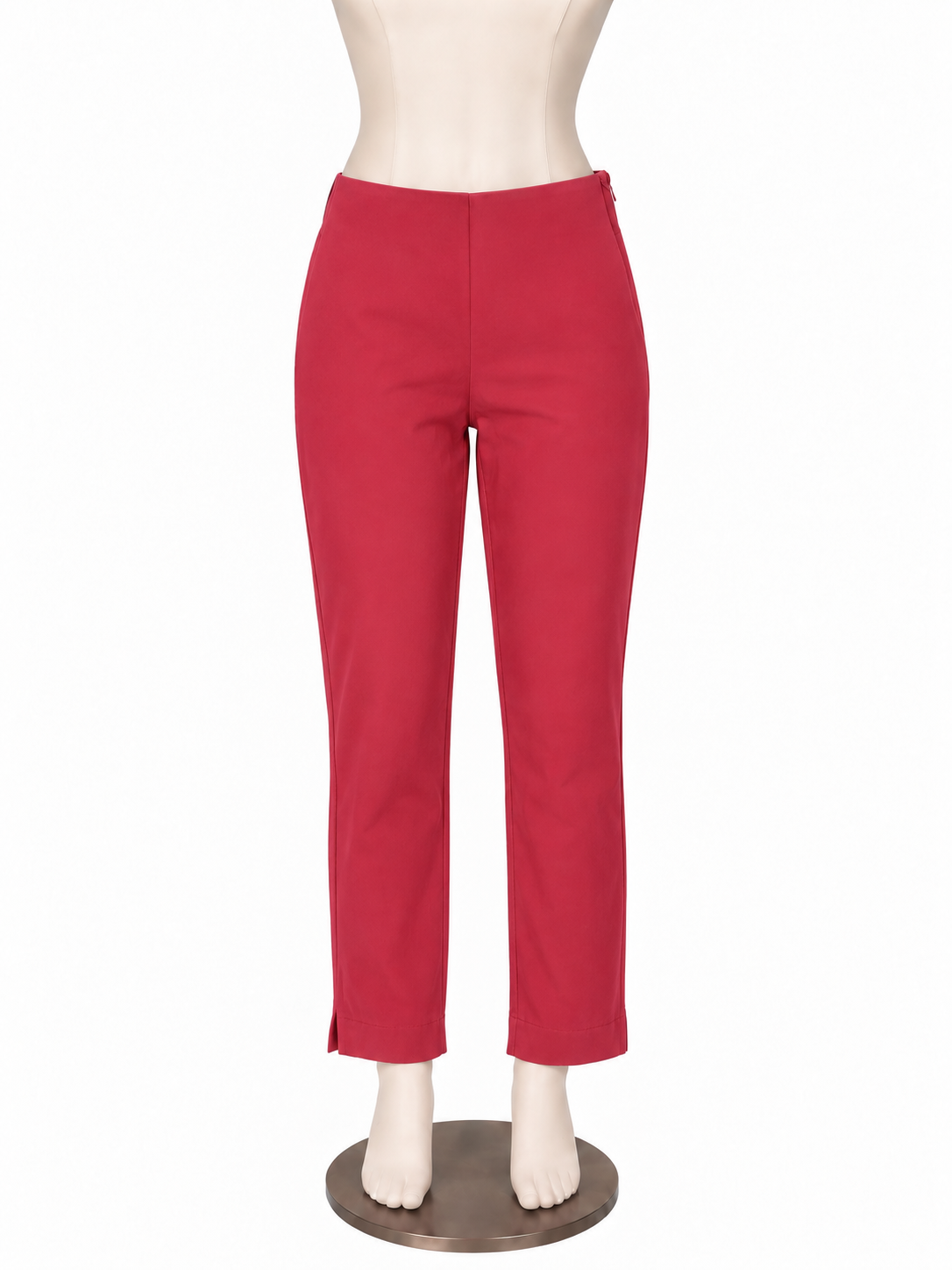 Lysse Hot Pink Slim Fit Stretch Pull-On Ankle Pants | Size Medium - ONLINE ONLY