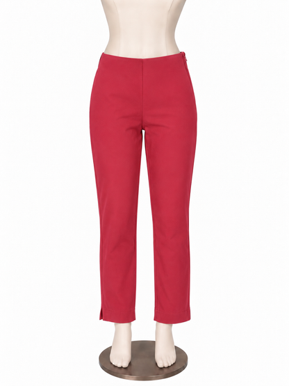 Lysse Hot Pink Slim Fit Stretch Pull-On Ankle Pants | Size Medium - ONLINE ONLY