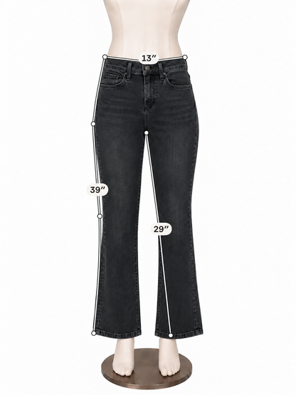 Citizens of Humanity Black Flared Jeans Mid Rise Stretch Denim Size 4 / 26W - ONLINE ONLY
