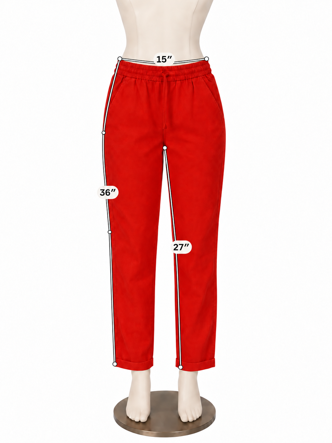 J. Crew Seaside Linen-Cotton Blend Pull-On Pants Size 10 NWT Bright Tomato - ONLINE ONLY