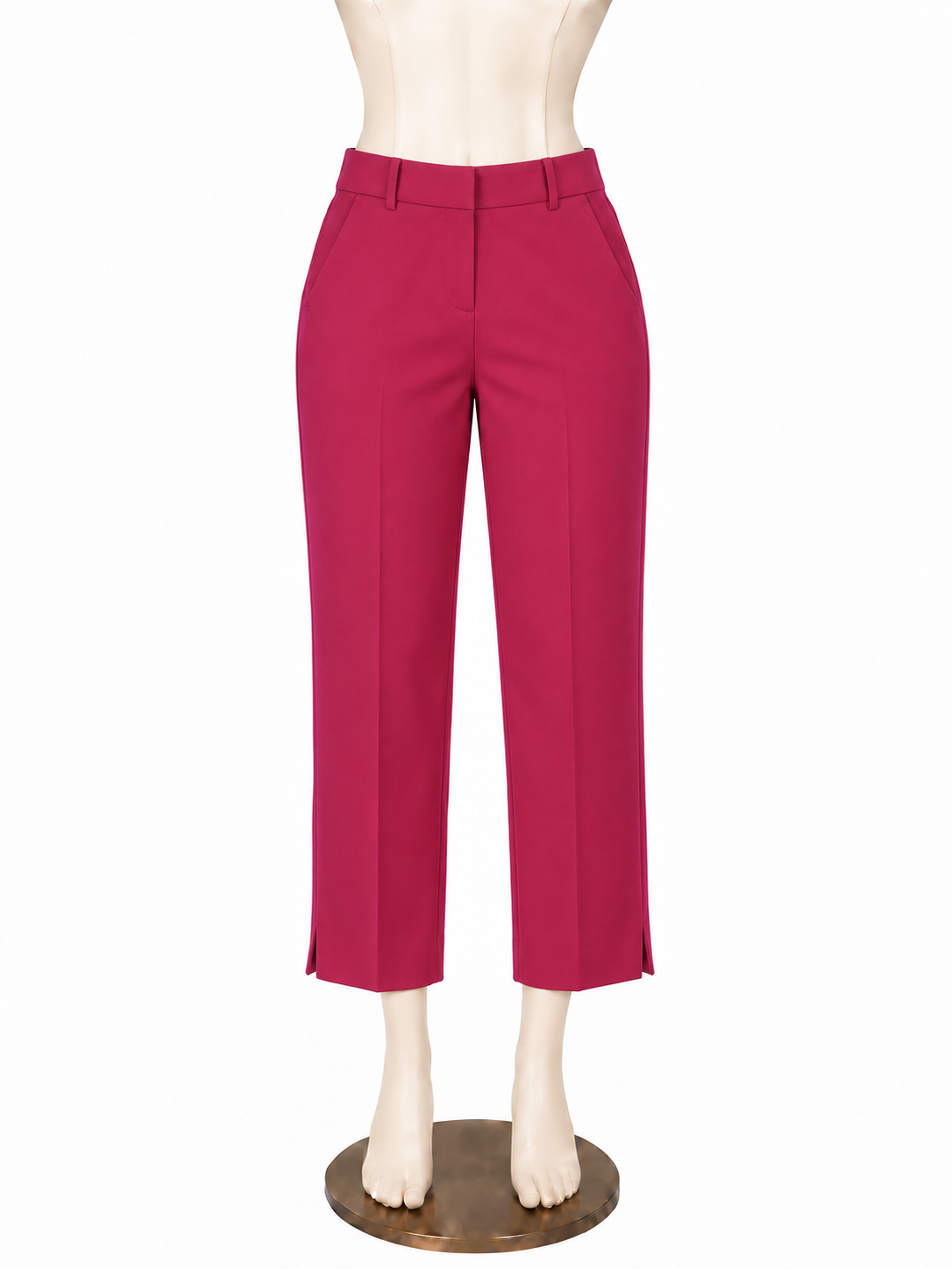 Talbots Stretch Slim Ankle Pants Fuchsia Pink Size 12 - ONLINE ONLY