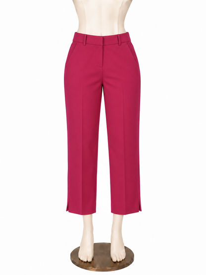 Talbots Stretch Slim Ankle Pants Fuchsia Pink Size 12 - ONLINE ONLY