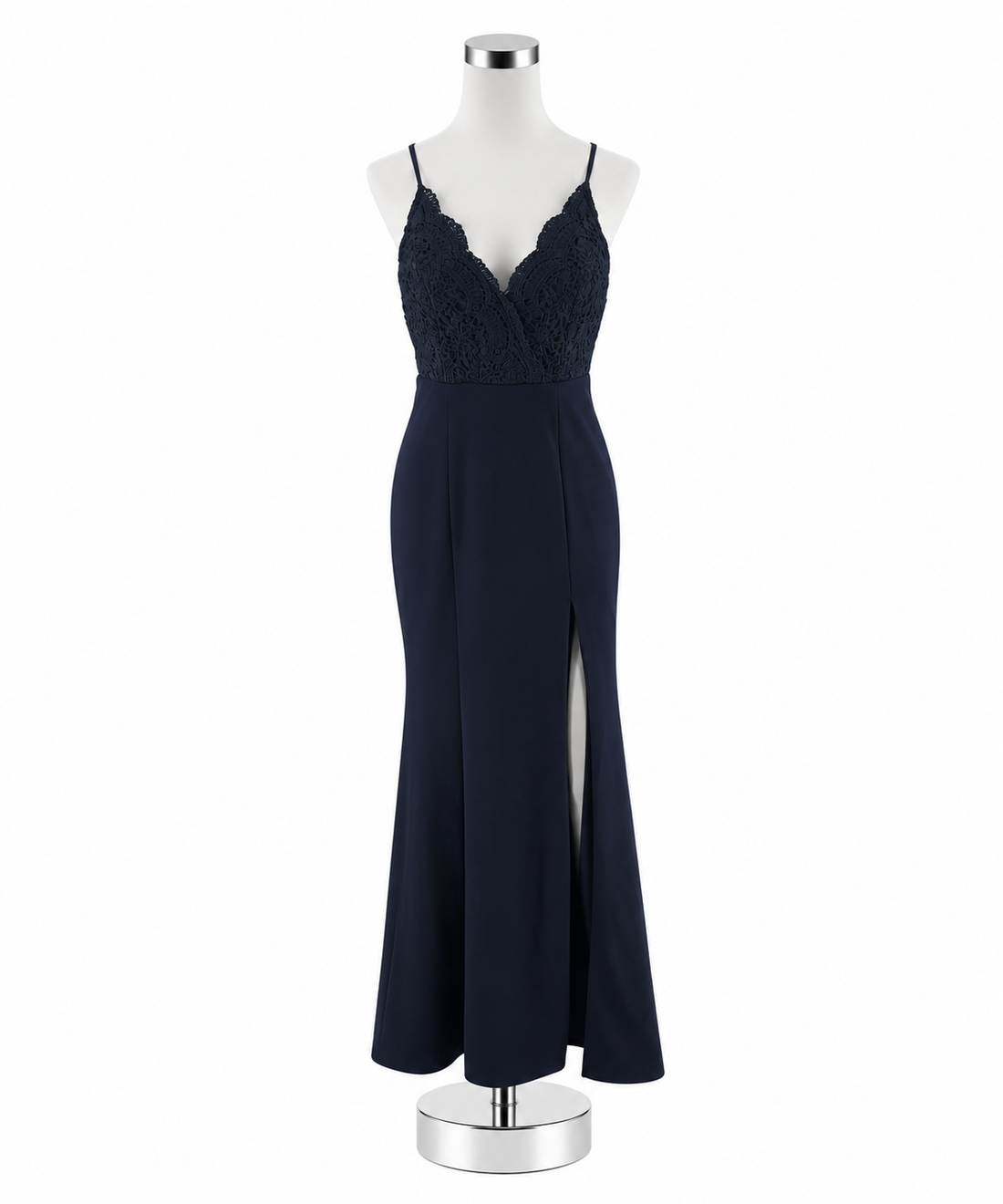 Lulus Awaken My Love Navy Blue Lace Maxi Dress Size Medium - ONLINE ONLY