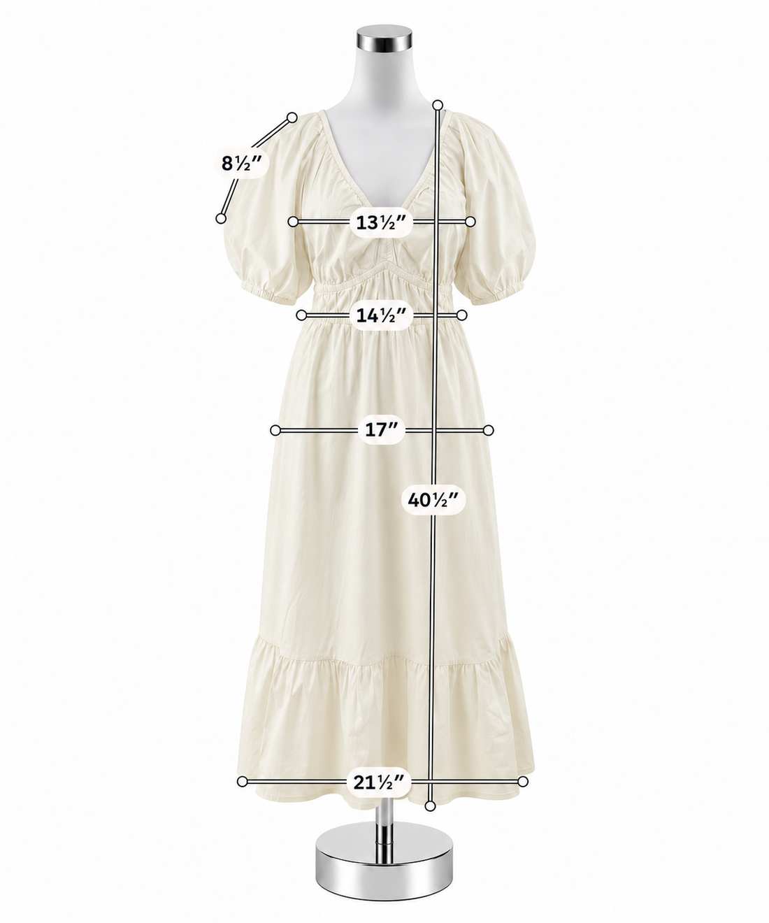 Vineyard Vines Poplin Puff-Sleeve Midi Dress White L NWT - ONLINE ONLY