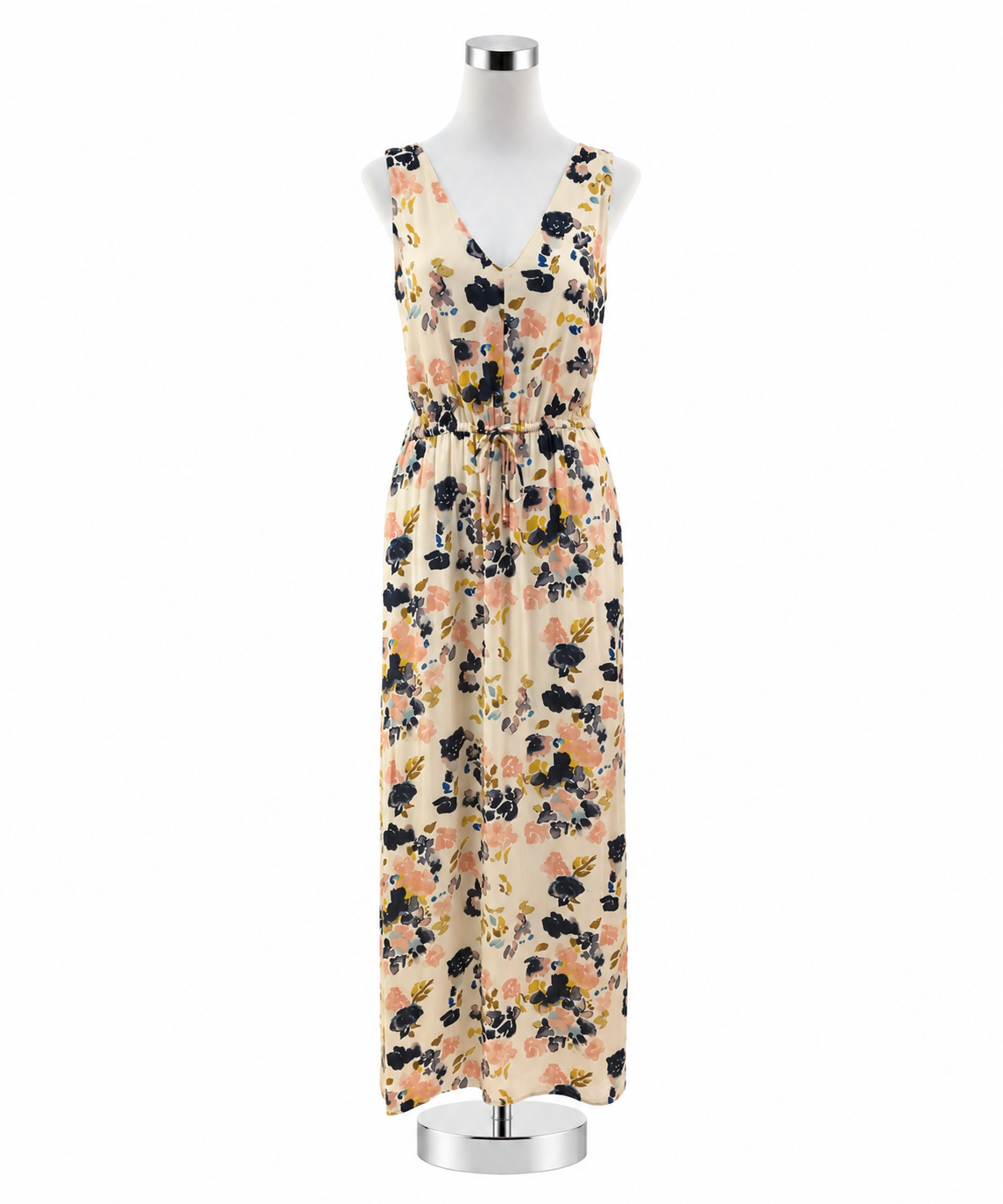 Lucky Brand Floral V-Neck Sleeveless Maxi Dress Size Large - ONLINE ONLY