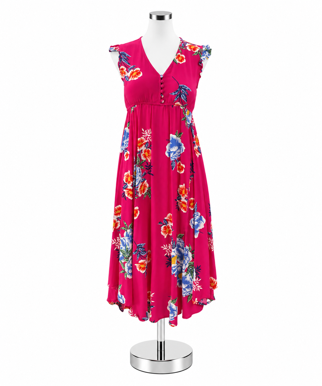 Jessica Simpson Gabbie Floral Maxi Dress PXS New With Tags - ONLINE ONLY