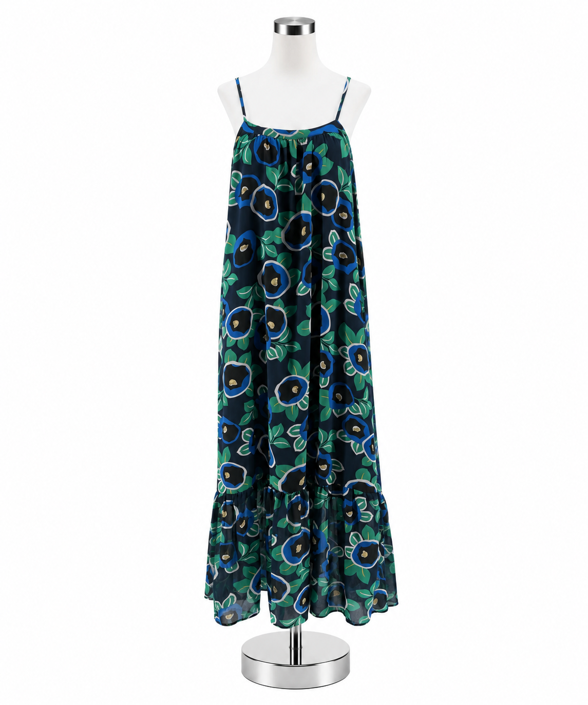 Hayden Los Angeles Floral Open Back Tassel Maxi Dress Size Medium - ONLINE ONLY