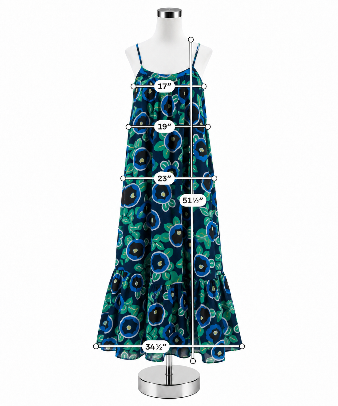 Hayden Los Angeles Floral Open Back Tassel Maxi Dress Size Medium - ONLINE ONLY