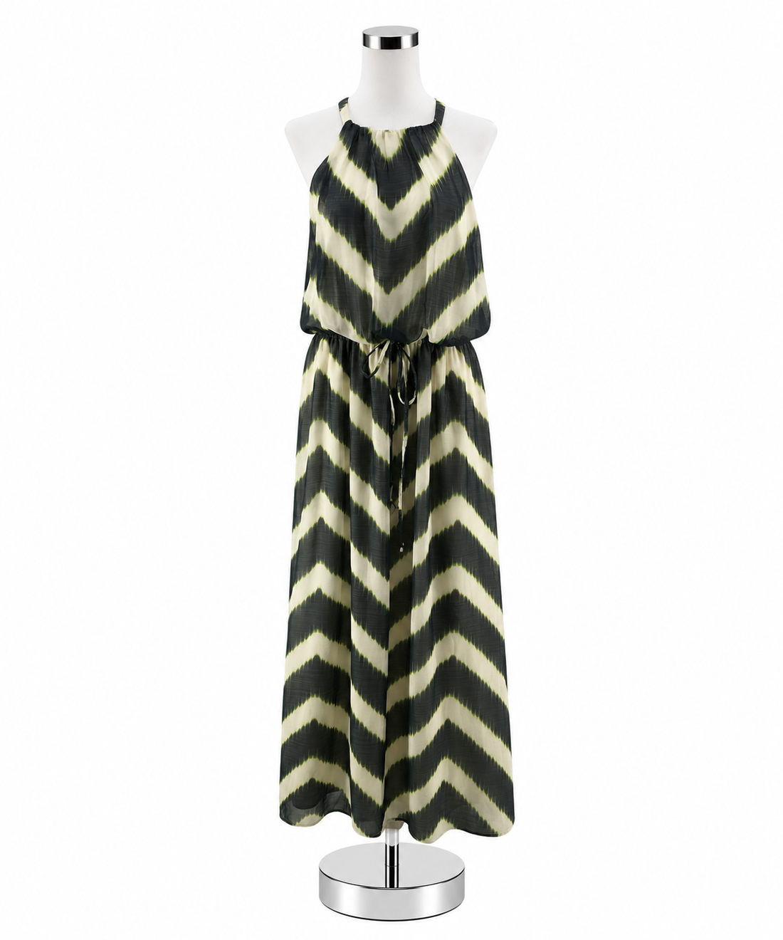 Vince Camuto Chevron Stripe Halter Maxi Dress Size 12 - ONLINE ONLY