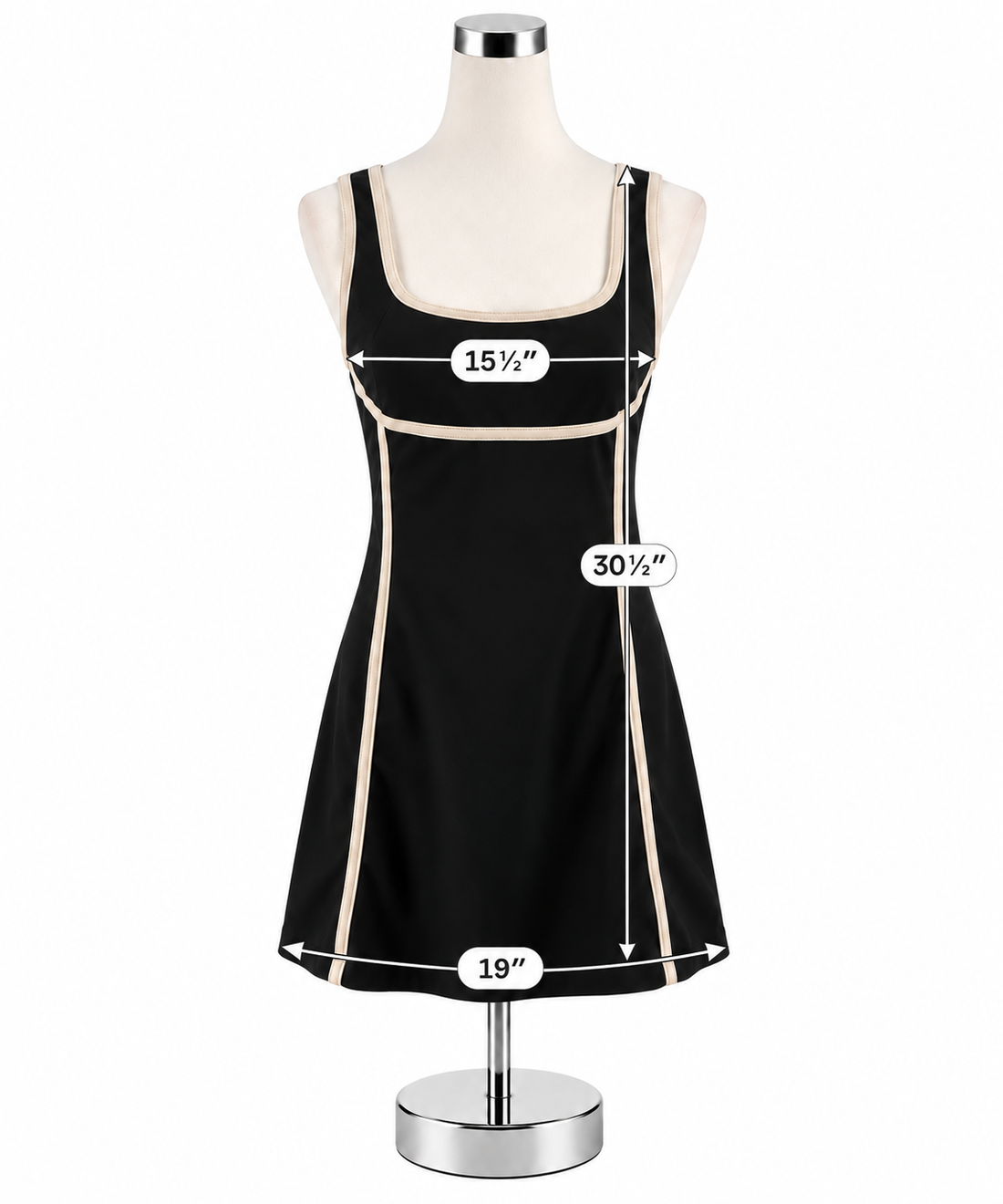 Daily Practice by Anthropologie Contrast-Trim Athleisure Mini Dress Size Large - ONLINE ONLY